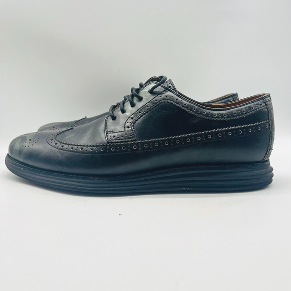 Cole Haan Black Leather Loafers - Picture 5 of 12